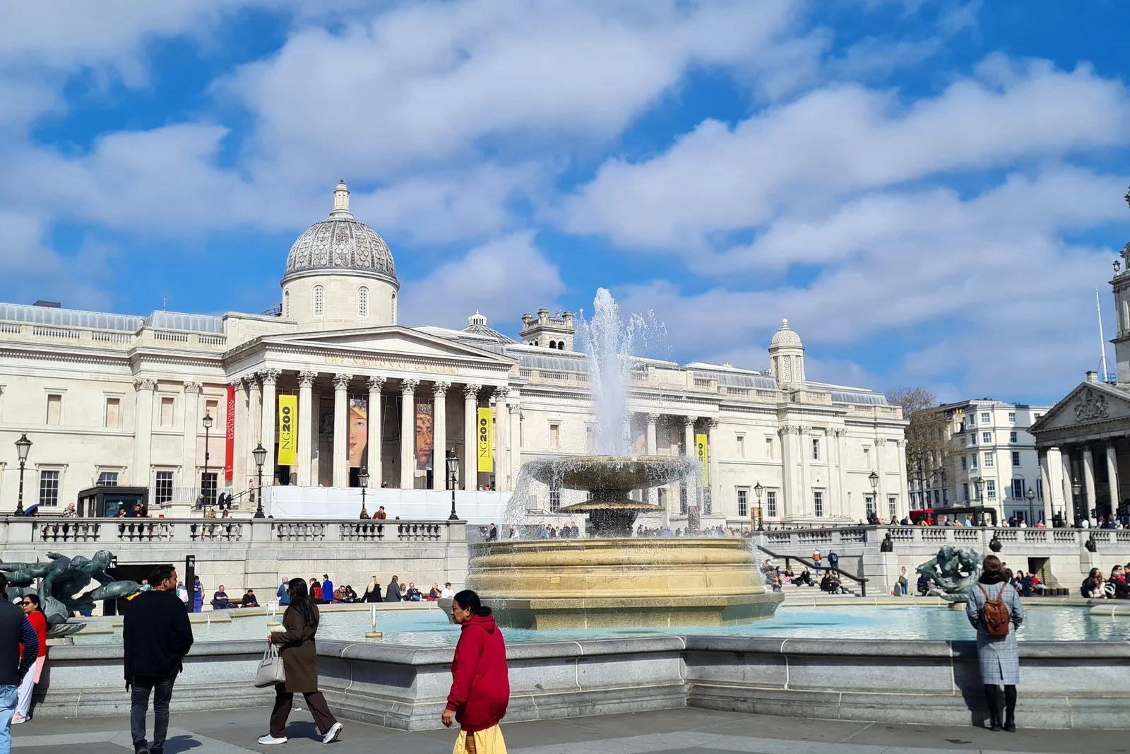 Exterior of the National Gallery, London
